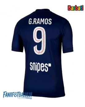 Paris Saint-Germain Goncalo Ramos #9 Tricou Fotbal Replică 2025-26 Barbati Acasa